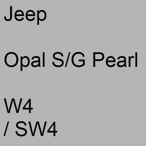 Jeep, Opal S/G Pearl, W4 / SW4.